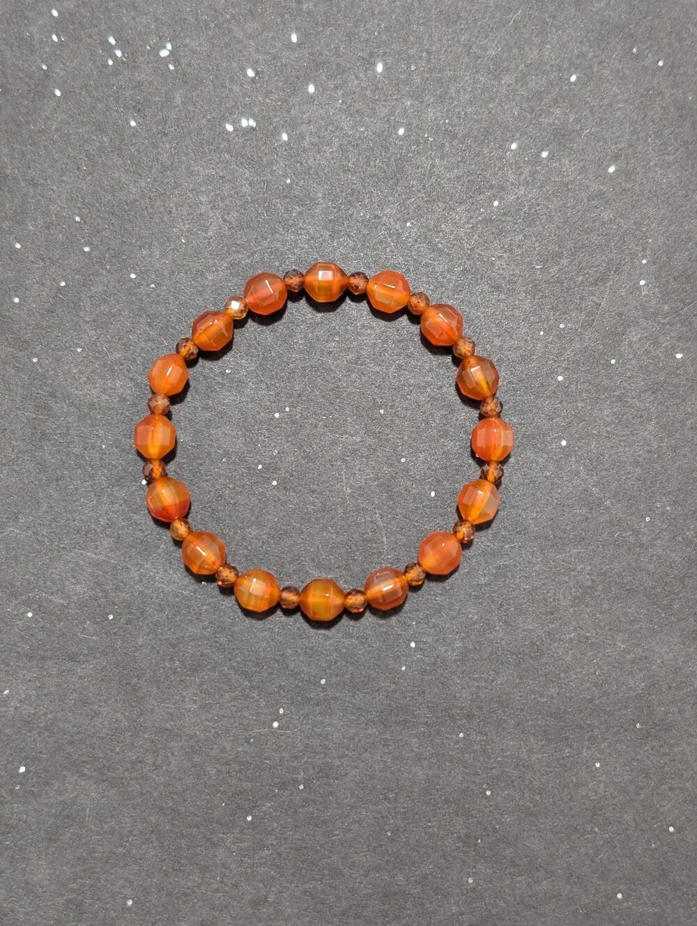 Agate/Garnet Bracelet